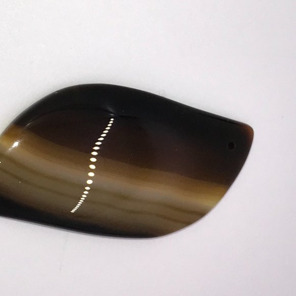 Coffee Onyx Agate Pendant - Picture 3 of 7